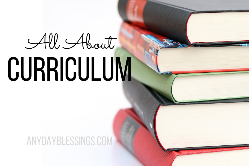 Comparing Curriculum: An Ongoing Project – Anyday Blessings